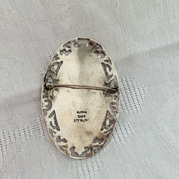 Vintage Sterling Silver brooch, collectible piece - Picture 8 of 10